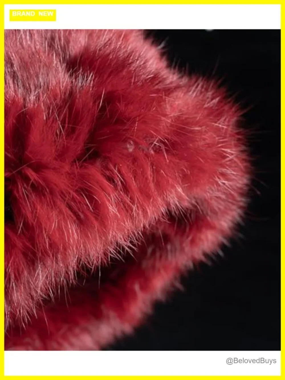 Genuine Rabbit Fur 2-in-1 Headband & Neck Warmer, Soft Furry Ear Warmer for